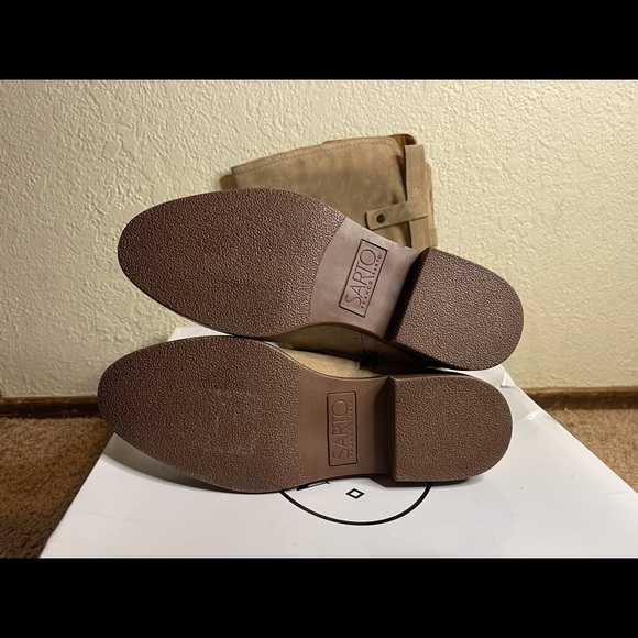 Franco Sarto Tan Suede Boots size 7 NWOT - Picture 2 of 6